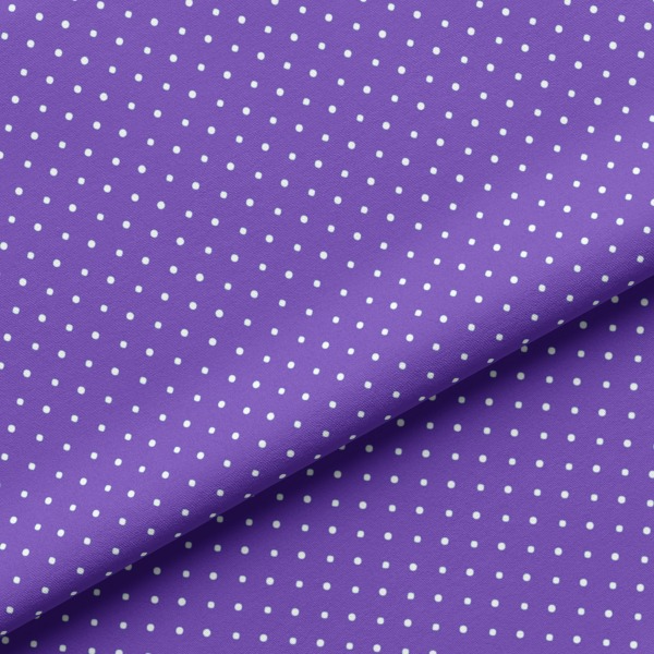 Sarja Impermeável Estampado Bolinha Mini Micro Poá Branco Fundo Violeta