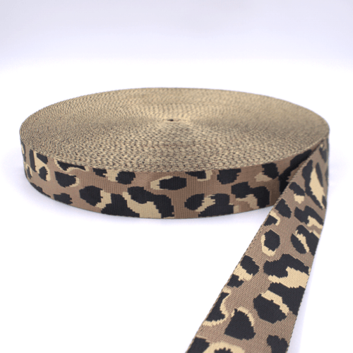 Alça Chic Poliéster Estampada 3,80 cm Animal Print