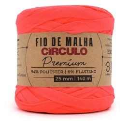 Fio de Malha Premium Circulo Várias Cores 25mm 140mts 432512