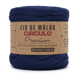 Fio de Malha Premium Circulo Várias Cores 25mm 140mts 432512