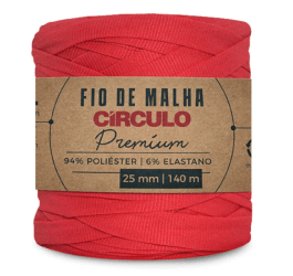 Fio de Malha Premium Circulo Várias Cores 25mm 140mts 432512