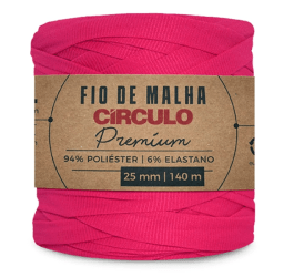 Fio de Malha Premium Circulo Várias Cores 25mm 140mts 432512