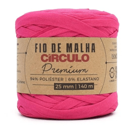 Fio de Malha Premium Circulo Várias Cores 25mm 140mts 432512