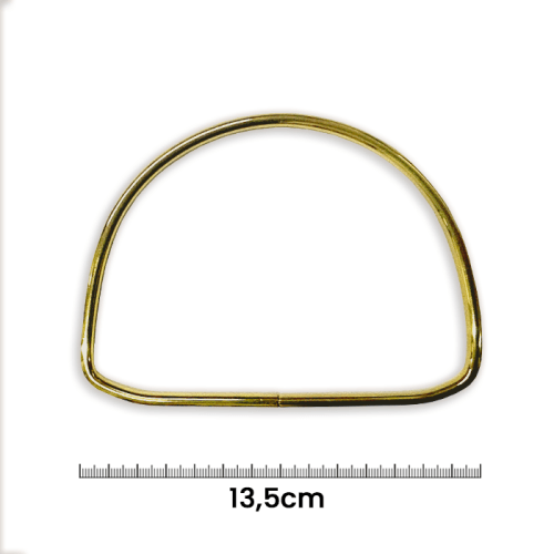 Alça Bolsa Metal 13,5 cm Dourado CH-3889