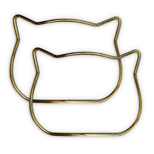 Alça Para Bolsa Gatinho 12 cm Dourado CH-3898