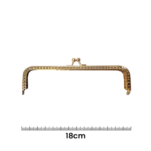 Fecho Da Vovó Metal 18 cm Dourado CH-3868